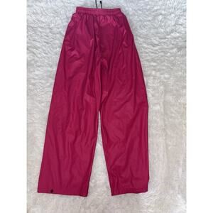 Mossi Adult sz. M roomy polyurethane bottom snap pink pants. Great shape